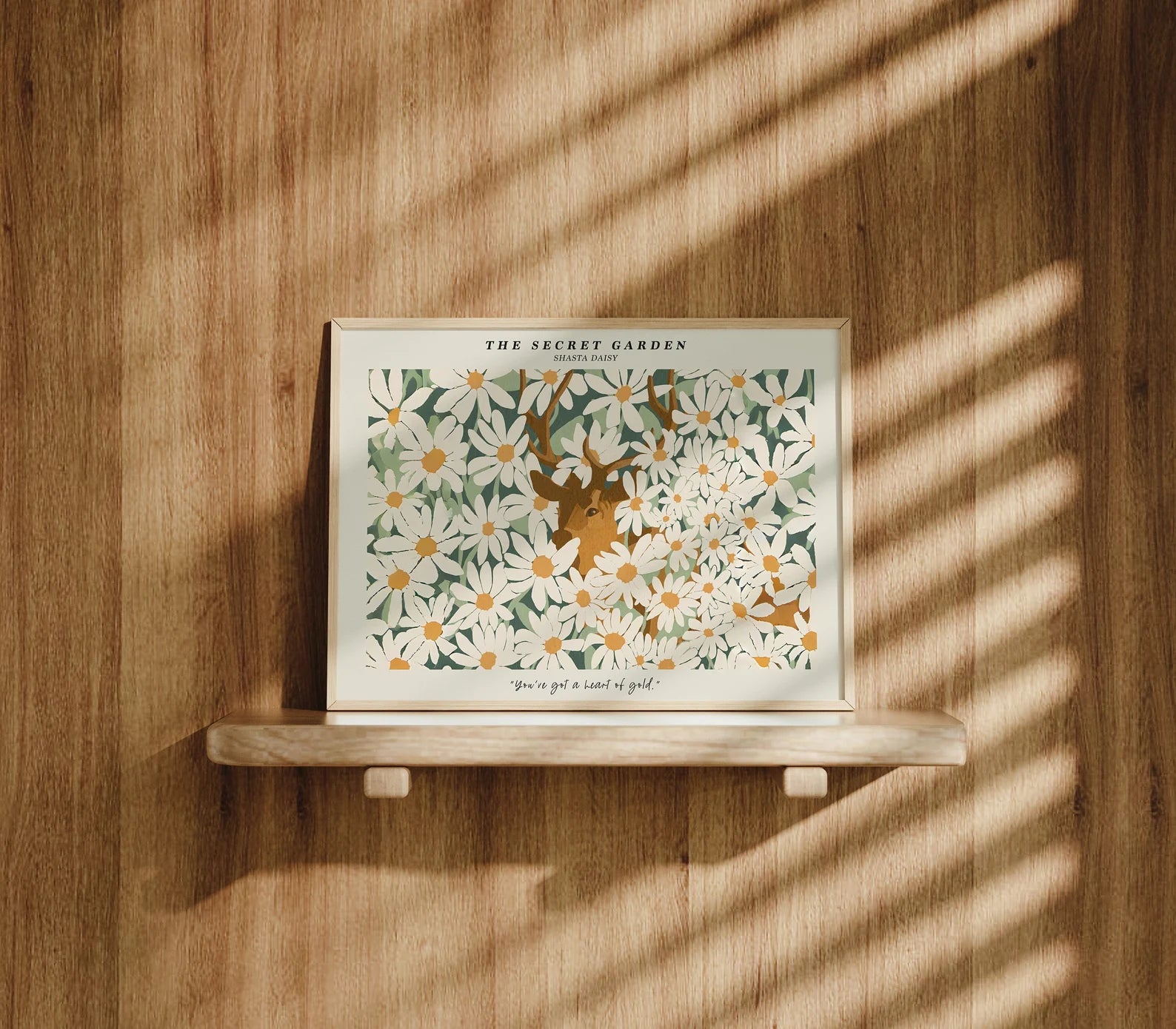 Horizontal 4x3 Frame Mockup With Sunlight