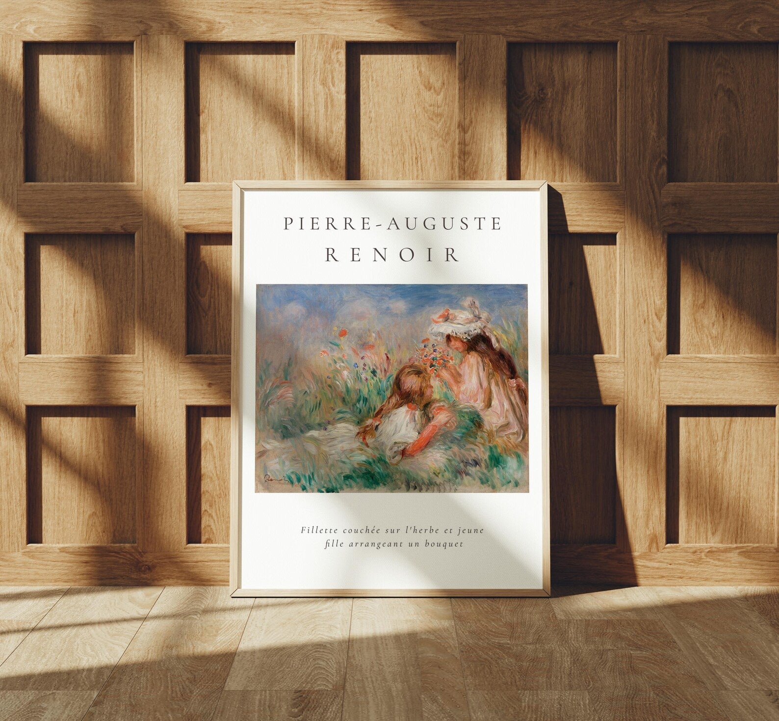 Vertical 3x4 Frame Mockup With Sunlight