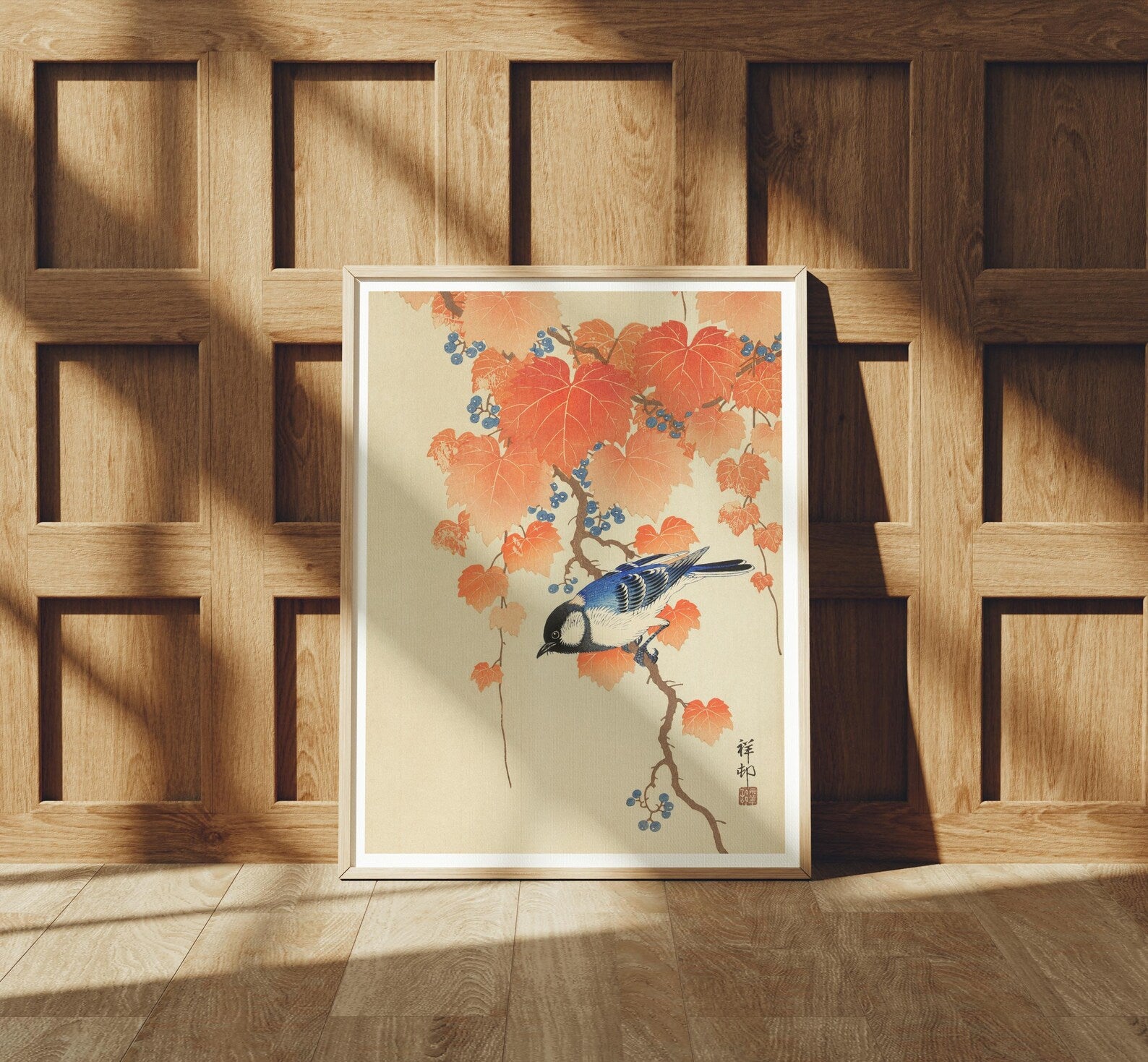 Vertical 3x4 Frame Mockup With Sunlight