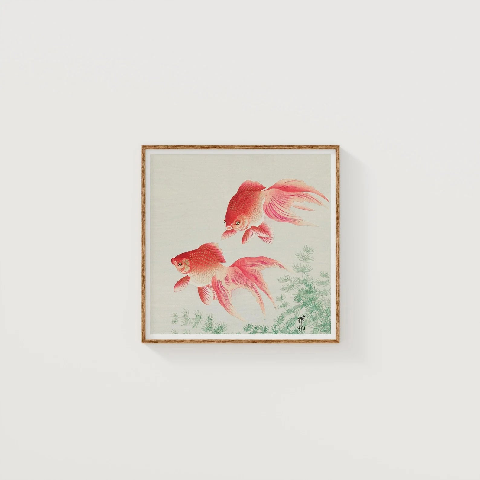 Square White Wall Frame Mockup