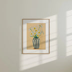 Vertical 5x7 Wall Frame Mockup With Sunlight