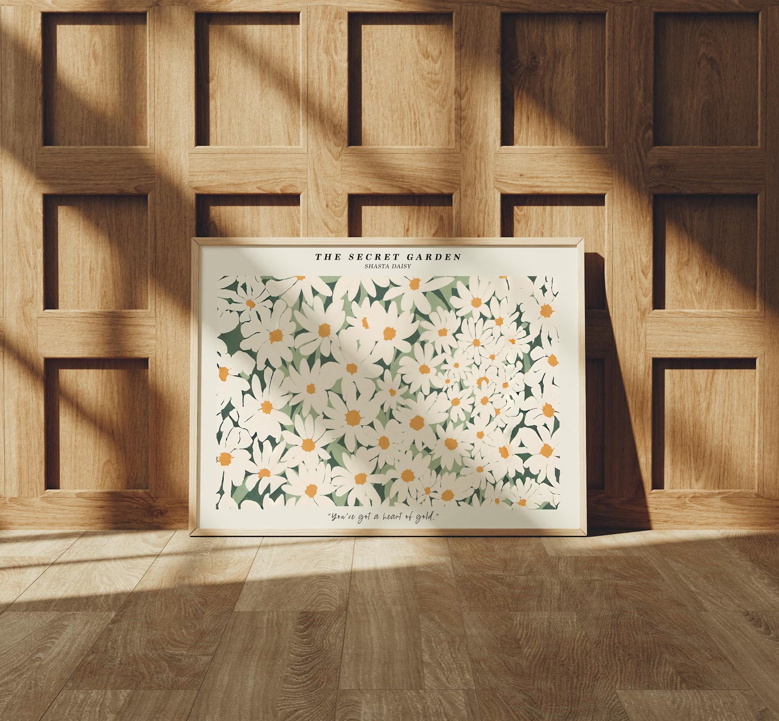 Horizontal 4x3 Frame Mockup With Sunlight