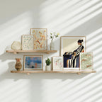 6 Frames 3x4 Mockup With Sunlight