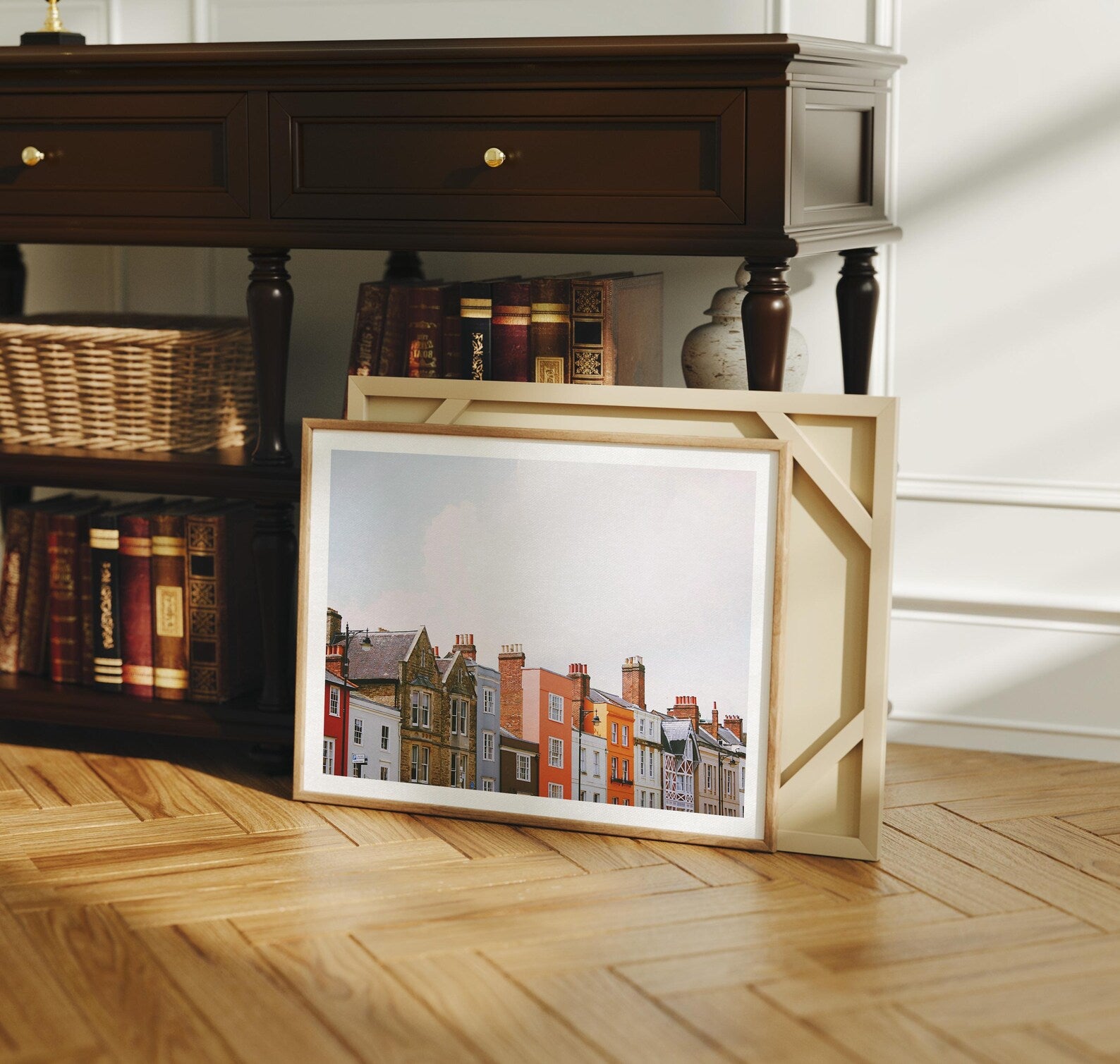 Horizontal 4x3 Frame Mockup With Sunlight