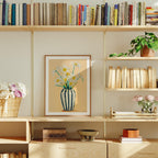 Vertical 3x4 Frame Mockup With Sunlight