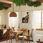 Vertical 3x4 Dining Table Wall Frame Mockup