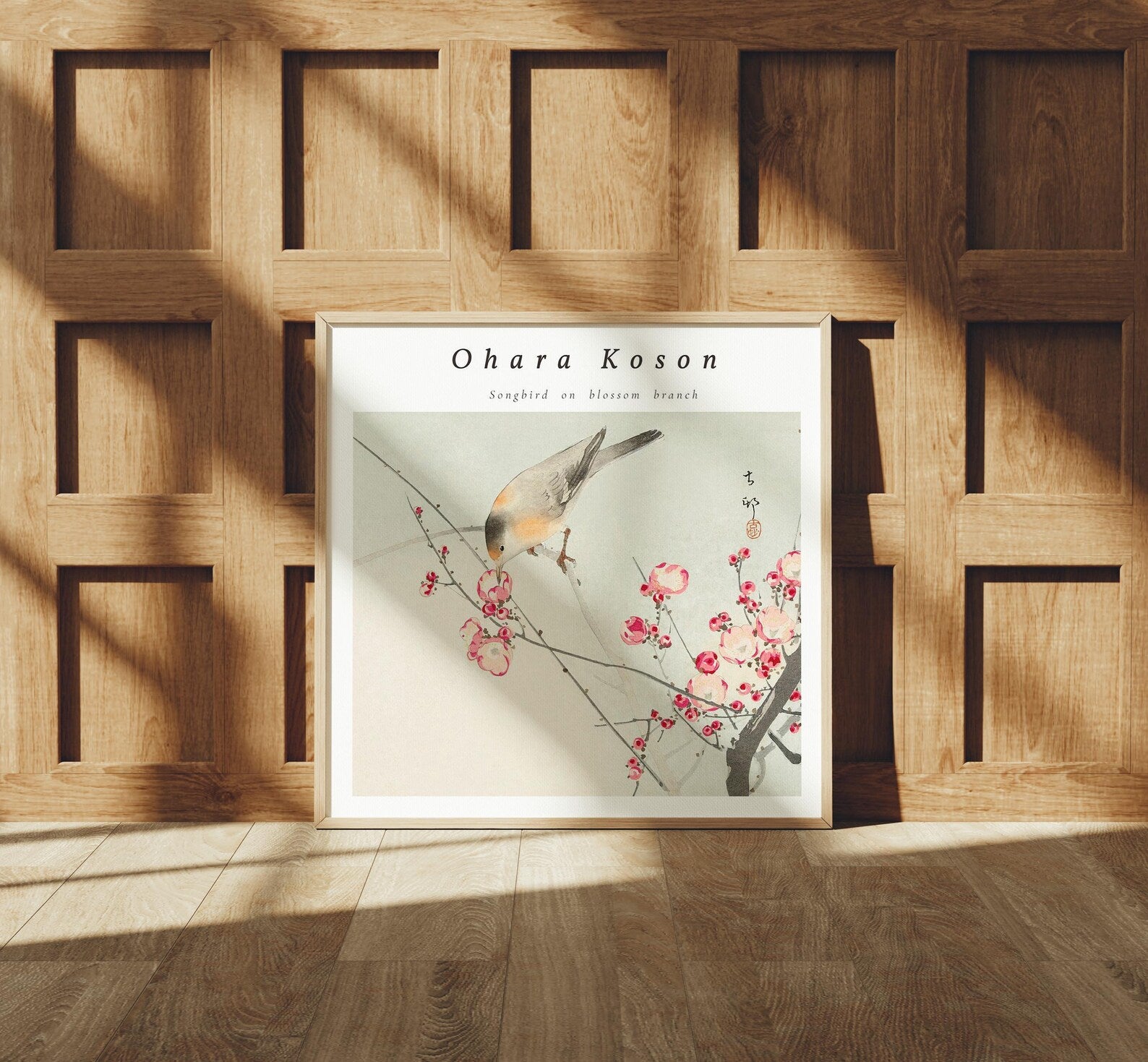 Square Frame Mockup With Sunlight