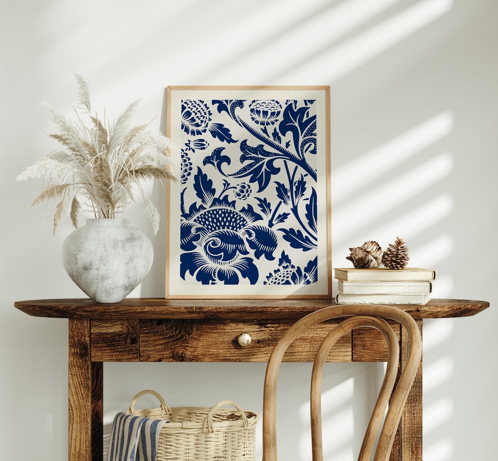 Vertical 3x4 Frame Mockup With Sunlight