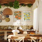 2 Vertical 3x4 Wall Frames Mockup With Sunlight