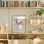 Vertical 3x4 Frame Mockup With Sunlight