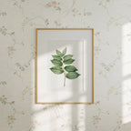 Vertical 5x7 Wall Frame Mockup With Sunlight