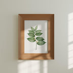 Vertical 5x7 Wall Frame Mockup With Sunlight
