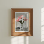 Vertical 5x7 Wall Frame Mockup With Sunlight