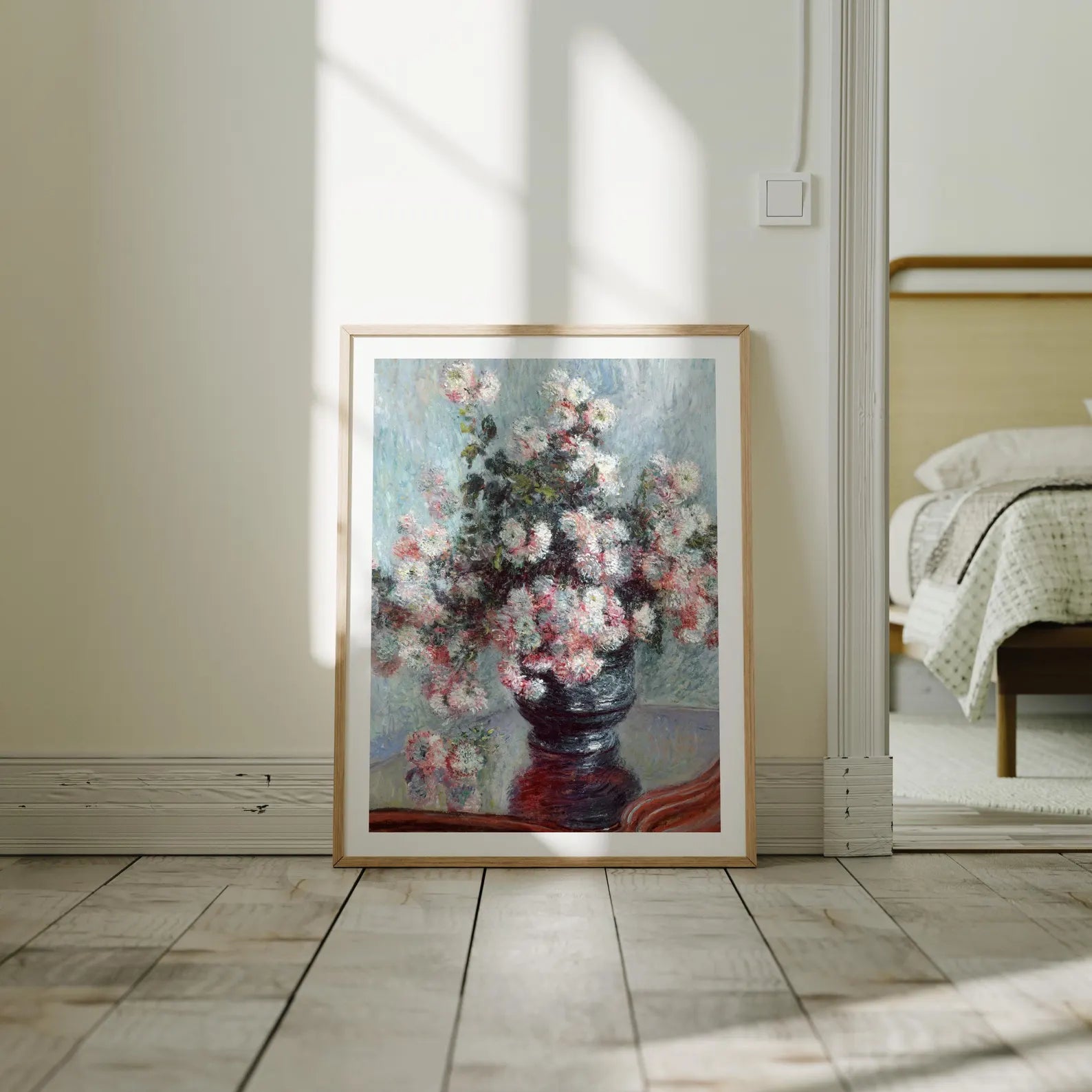 Vertical 3x4 Frame Mockup With Sunlight