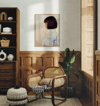 Vertical 3x4 Wall Frame Mockup With Sunlight