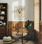 Vertical 3x4 Wall Frame Mockup With Sunlight