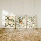 3 Vertical 3x4 Frames Mockup With Sunlight