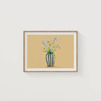 Horizontal 4x3 White Wall Frame Mockup