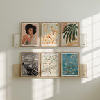 6 Vertical 3x4 Frames Mockup With Sunlight