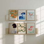 6 Vertical 3x4 Frames Mockup With Sunlight