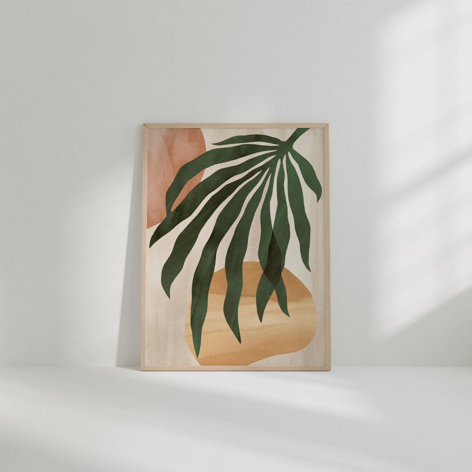 Vertical 3x4 Frame Mockup With Sunlight
