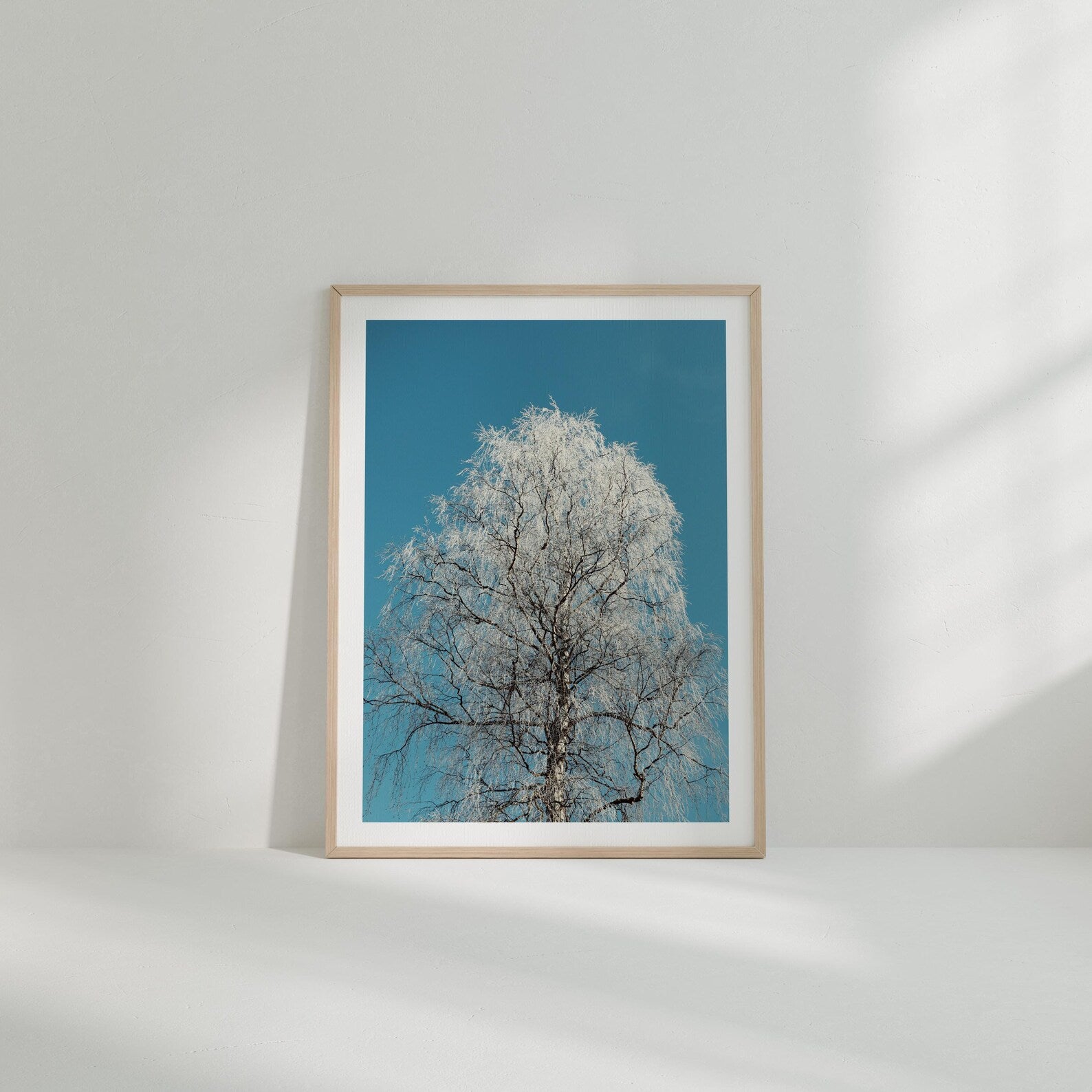 Vertical 3x4 Frame Mockup With Sunlight