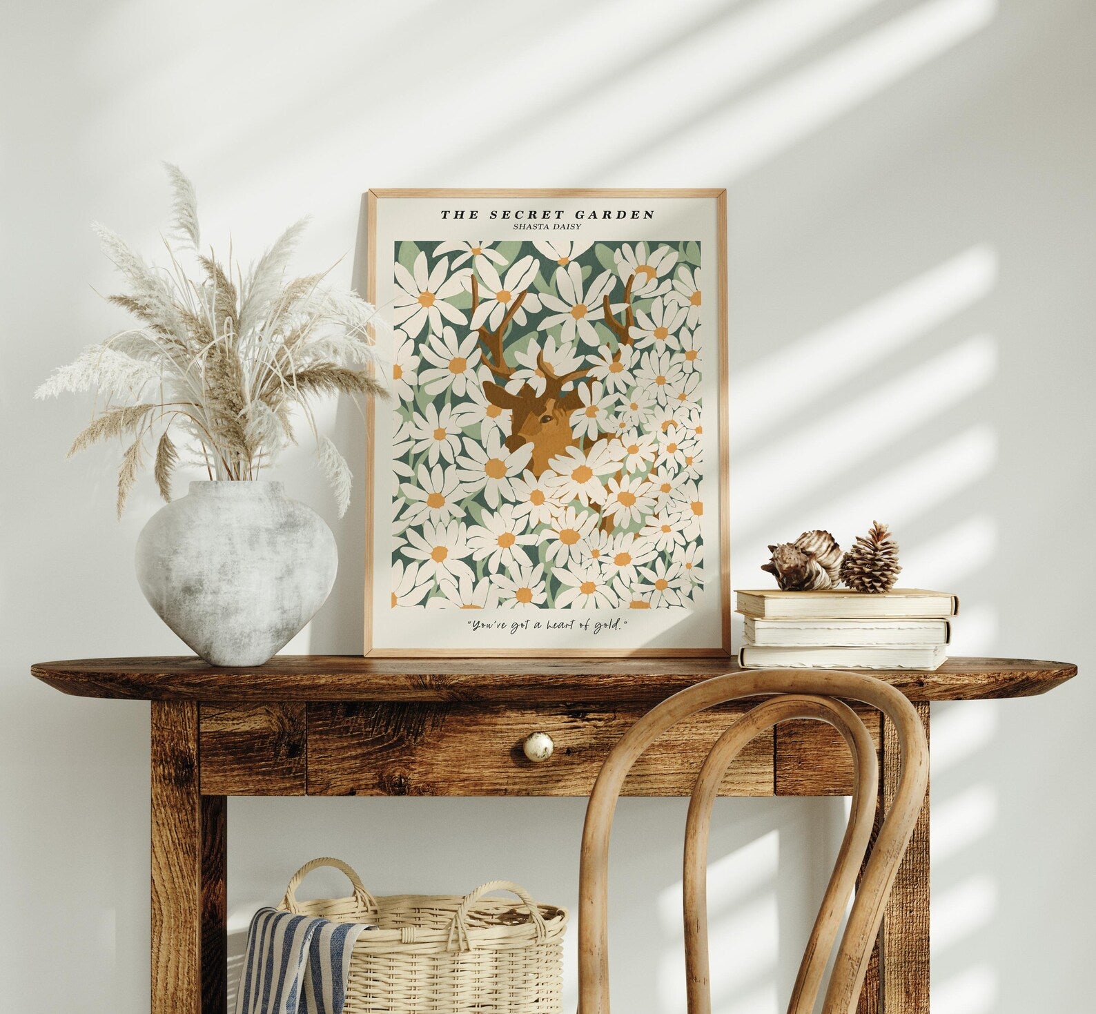 Vertical 3x4 Frame Mockup With Sunlight