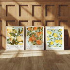 3 Vertical 3x4 Frames Mockup With Sunlight