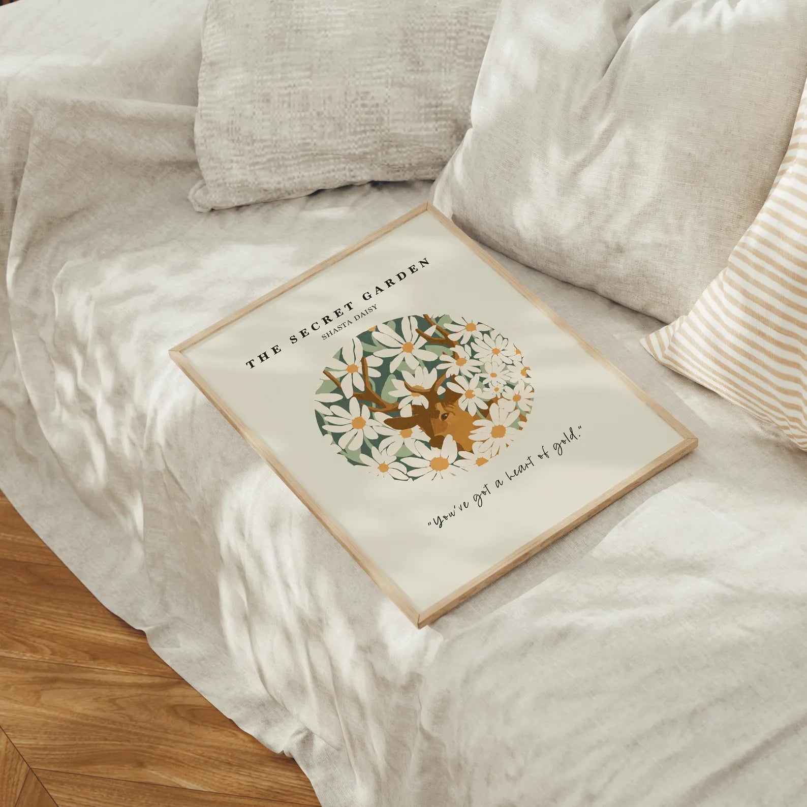 Vertical 3x4 Frame Mockup With Sunlight