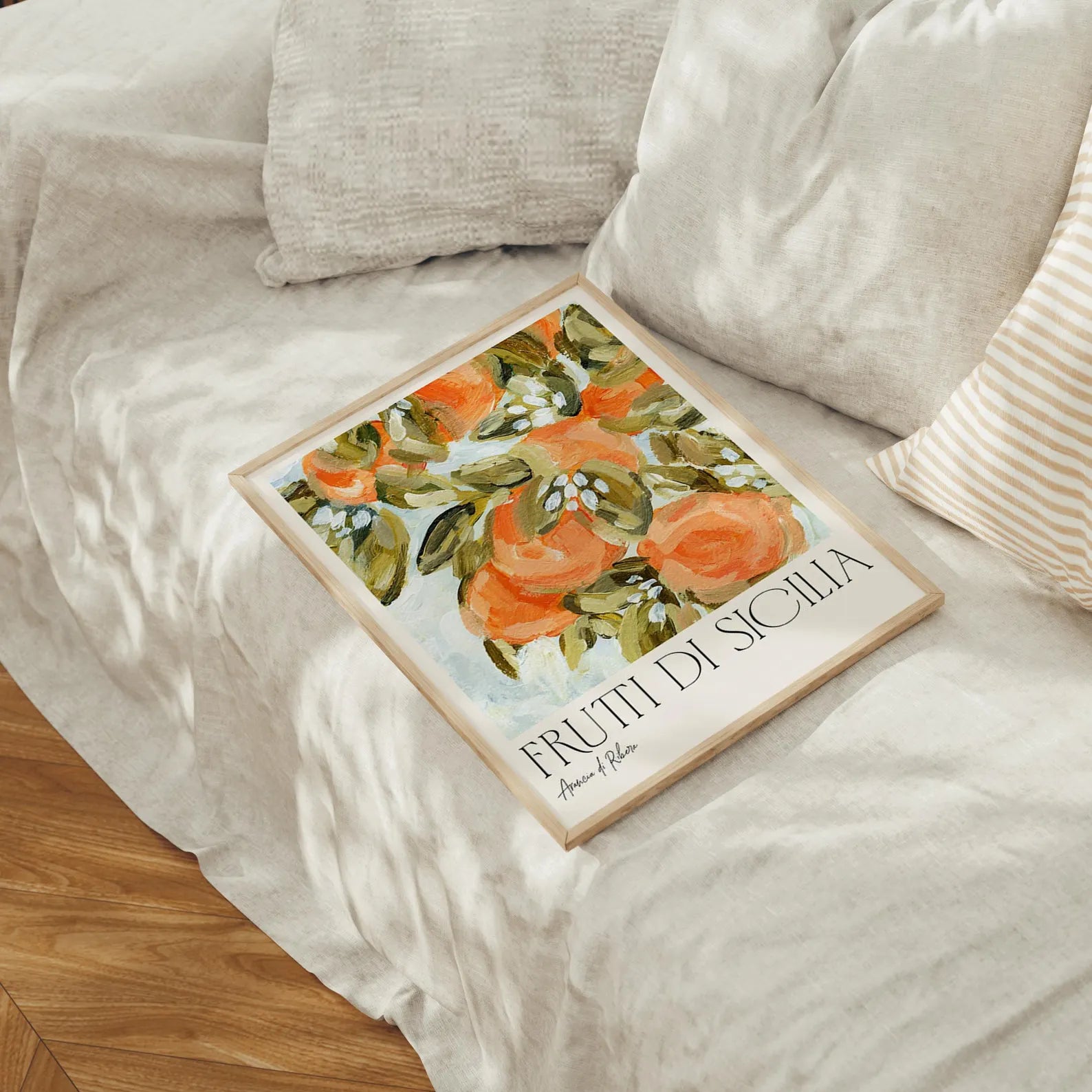 Vertical 3x4 Frame Mockup With Sunlight