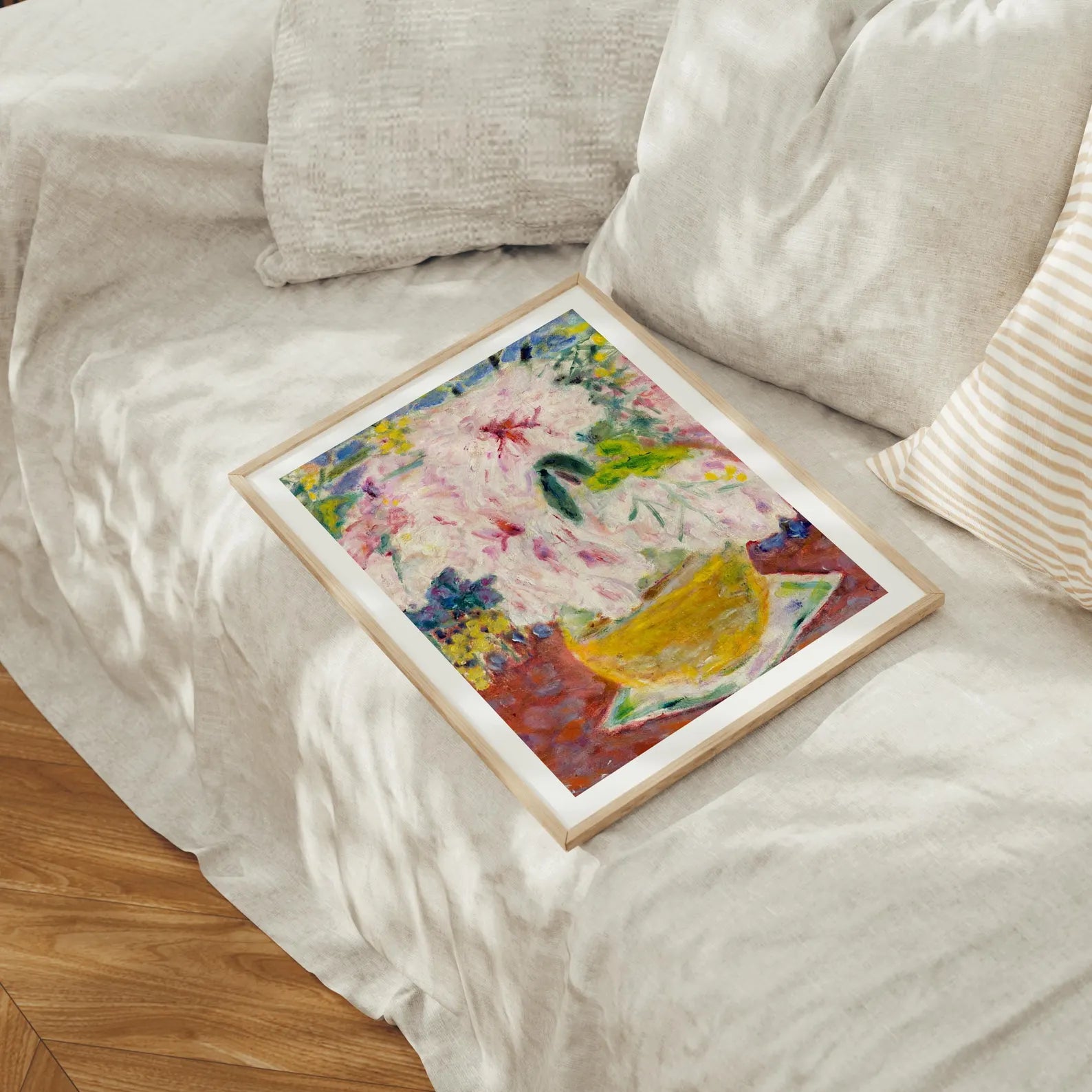 Vertical 3x4 Frame Mockup With Sunlight