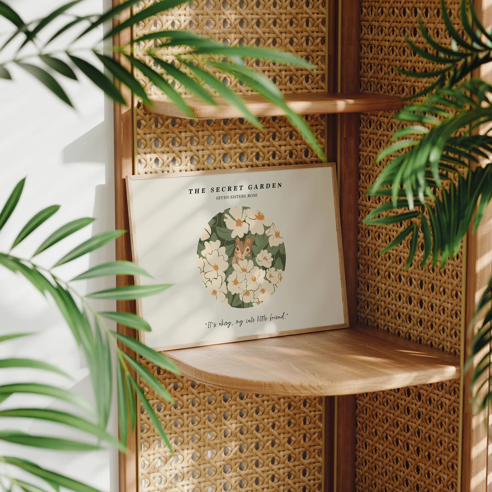 Horizontal 7x5 Frame Mockup With Sunlight