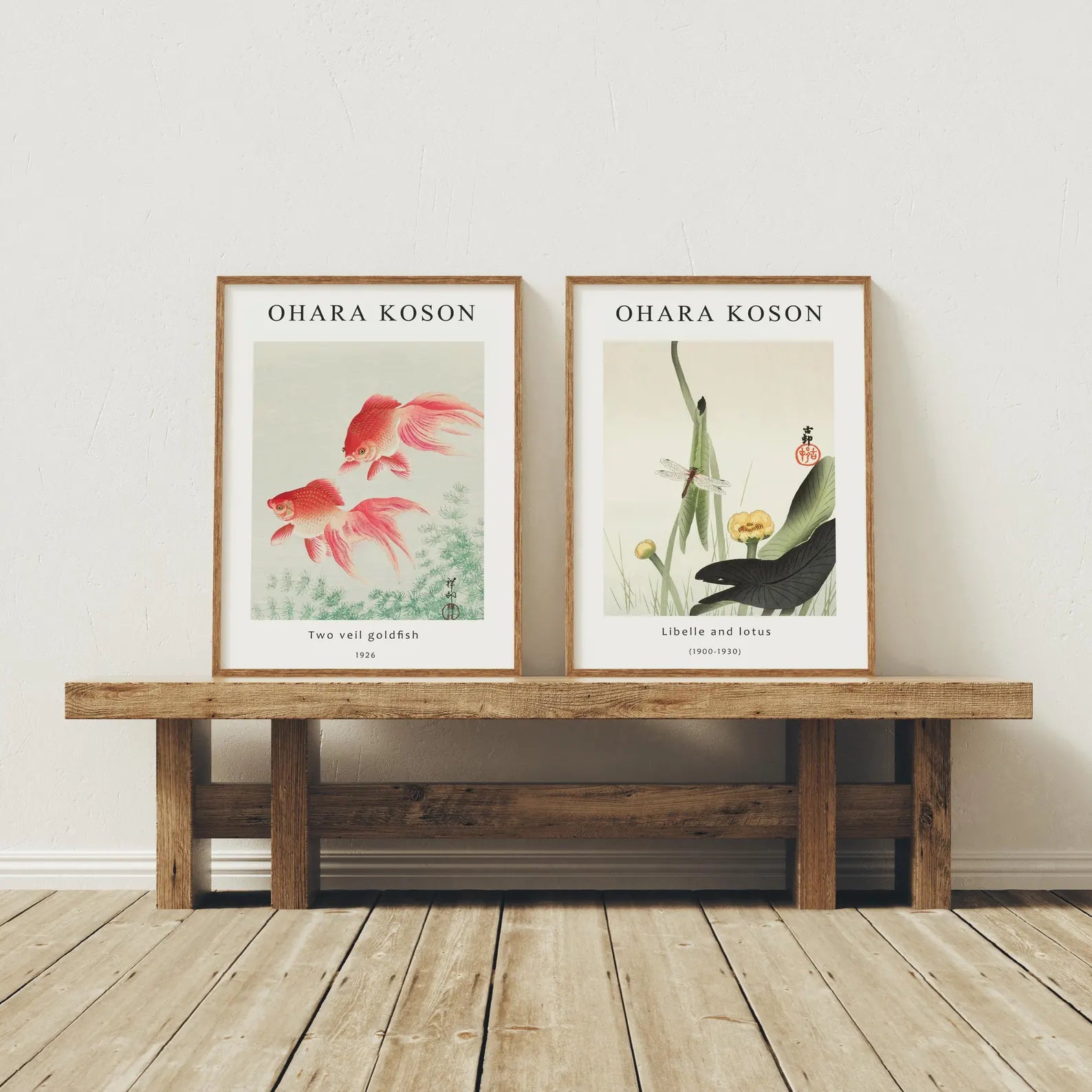 2 Vertical 3x4 Frames Mockup