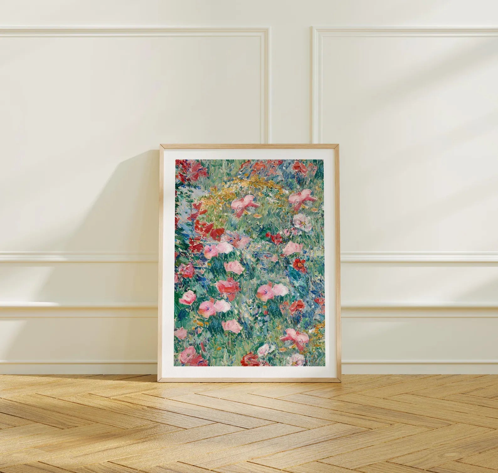 Vertical 3x4 Frame Mockup With Sunlight