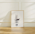 Vertical 3x4 Frame Mockup With Sunlight