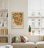 Vertical 5x7 Living Room Wall Frame Mockup