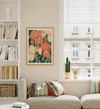 Vertical 5x7 Living Room Wall Frame Mockup