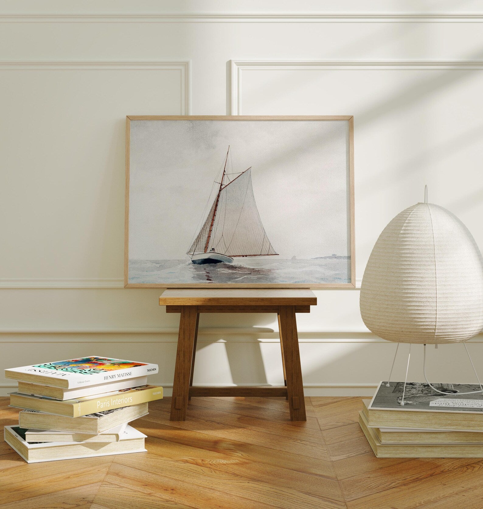 Horizontal 4x3 Frame Mockup With Sunlight