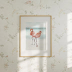 Vertical 5x7 Wall Frame Mockup With Sunlight