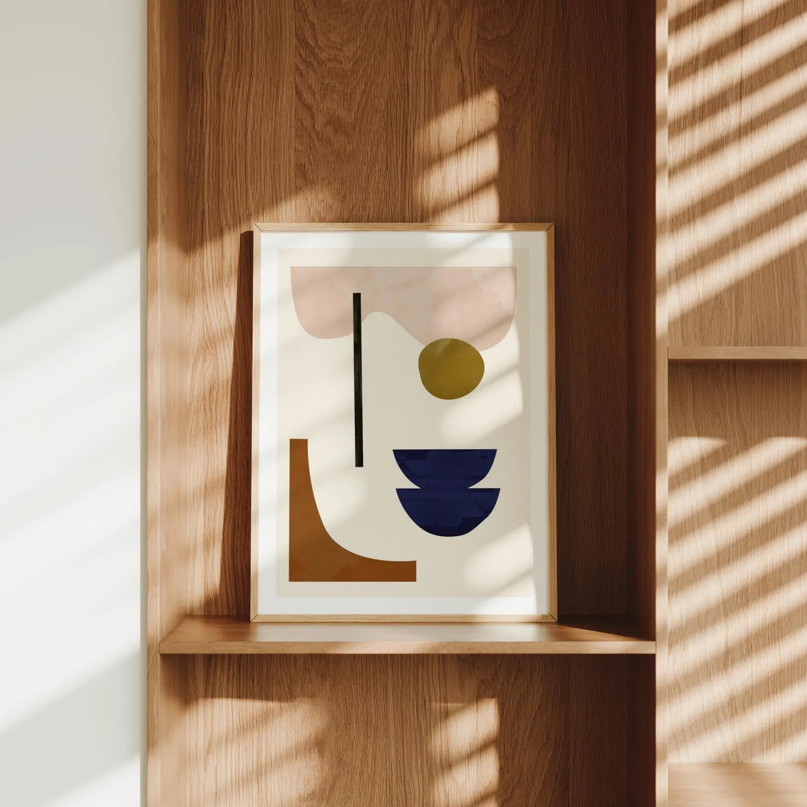 Vertical 3x4 Frame Mockup With Sunlight