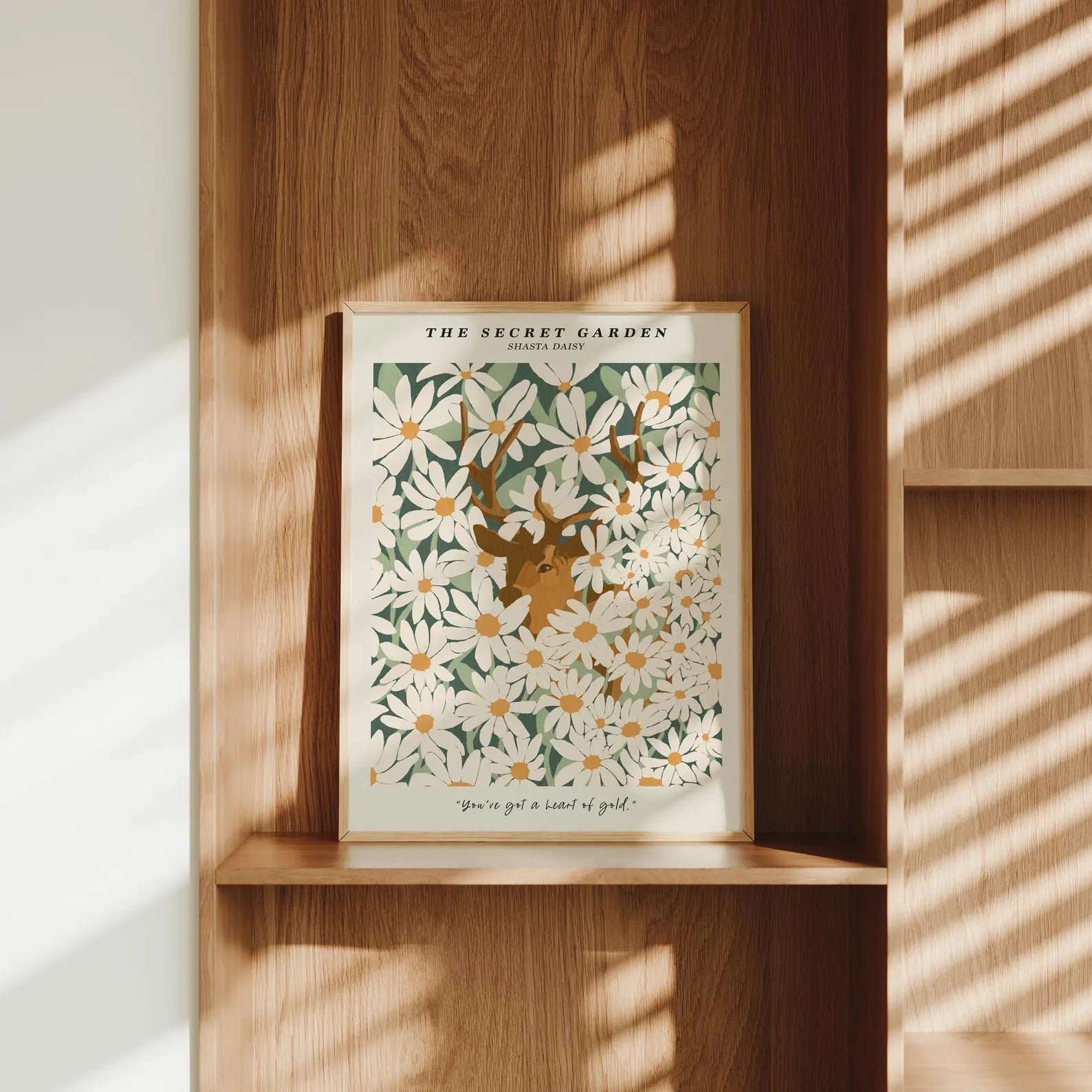 Vertical 3x4 Frame Mockup With Sunlight