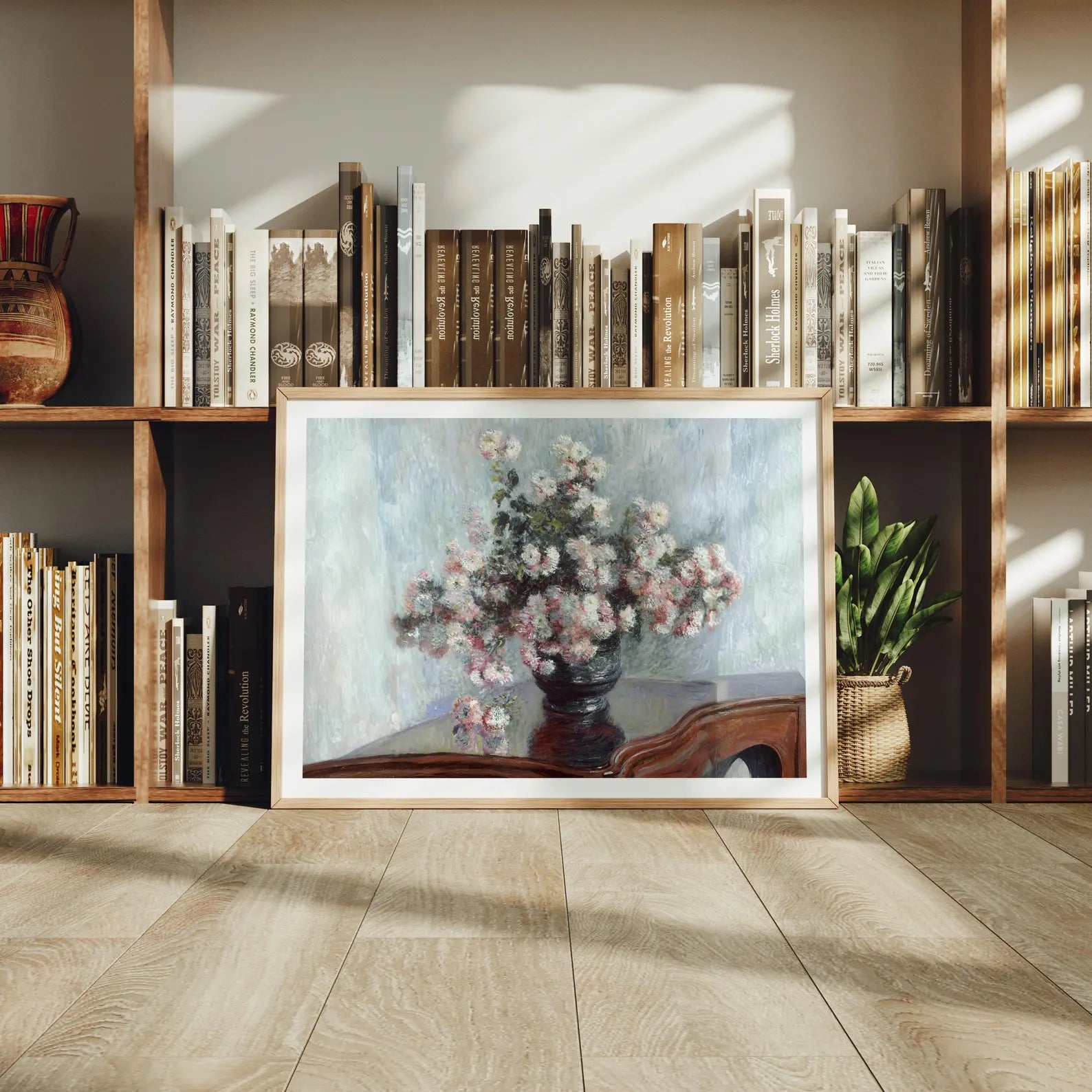 Horizontal 4x3 Frame Mockup With Sunlight