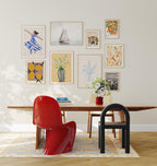 9 Wall Gallery 5x7 Frames Mockup