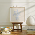 Square Frame Mockup With Sunlight