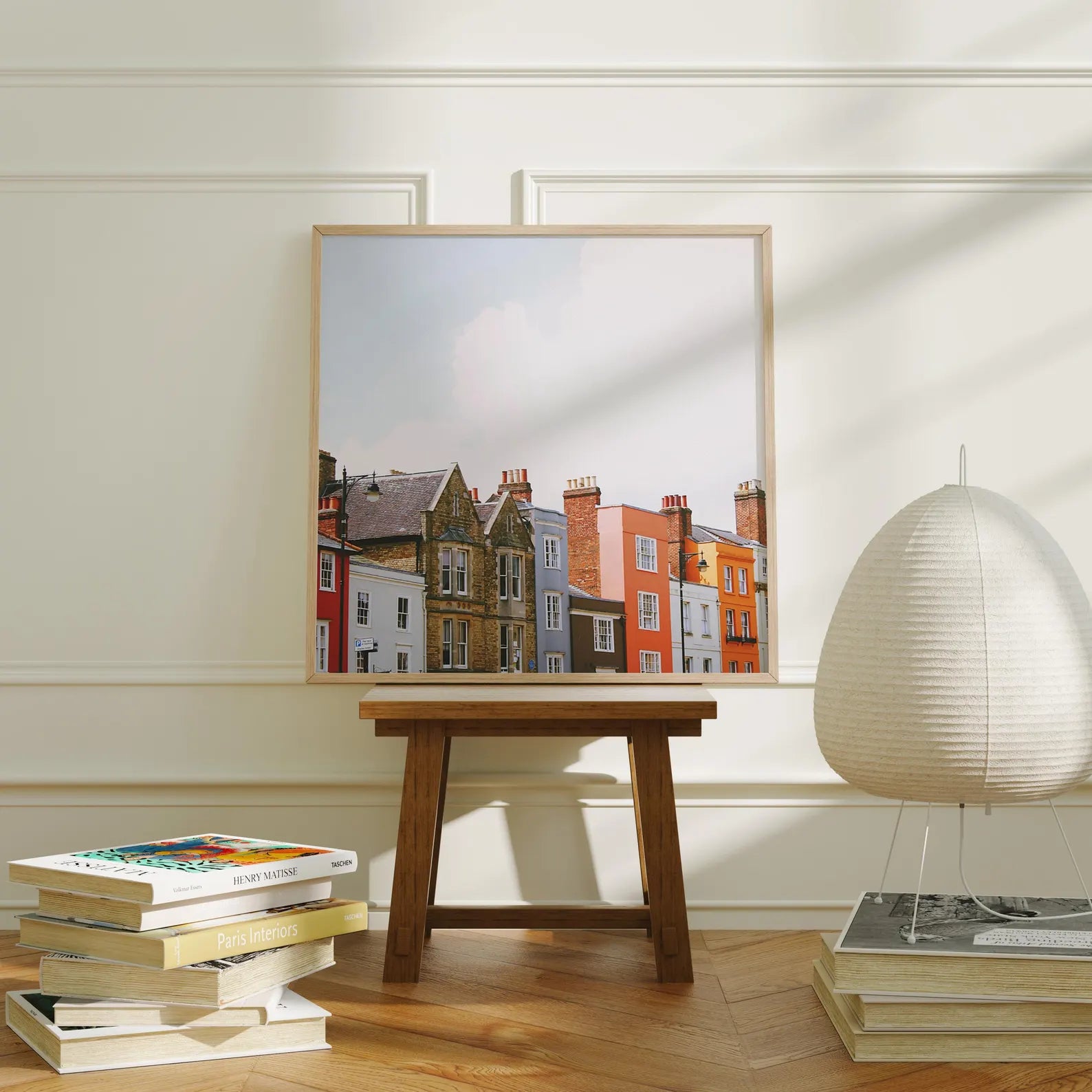 Square Frame Mockup With Sunlight