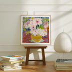 Square Frame Mockup With Sunlight