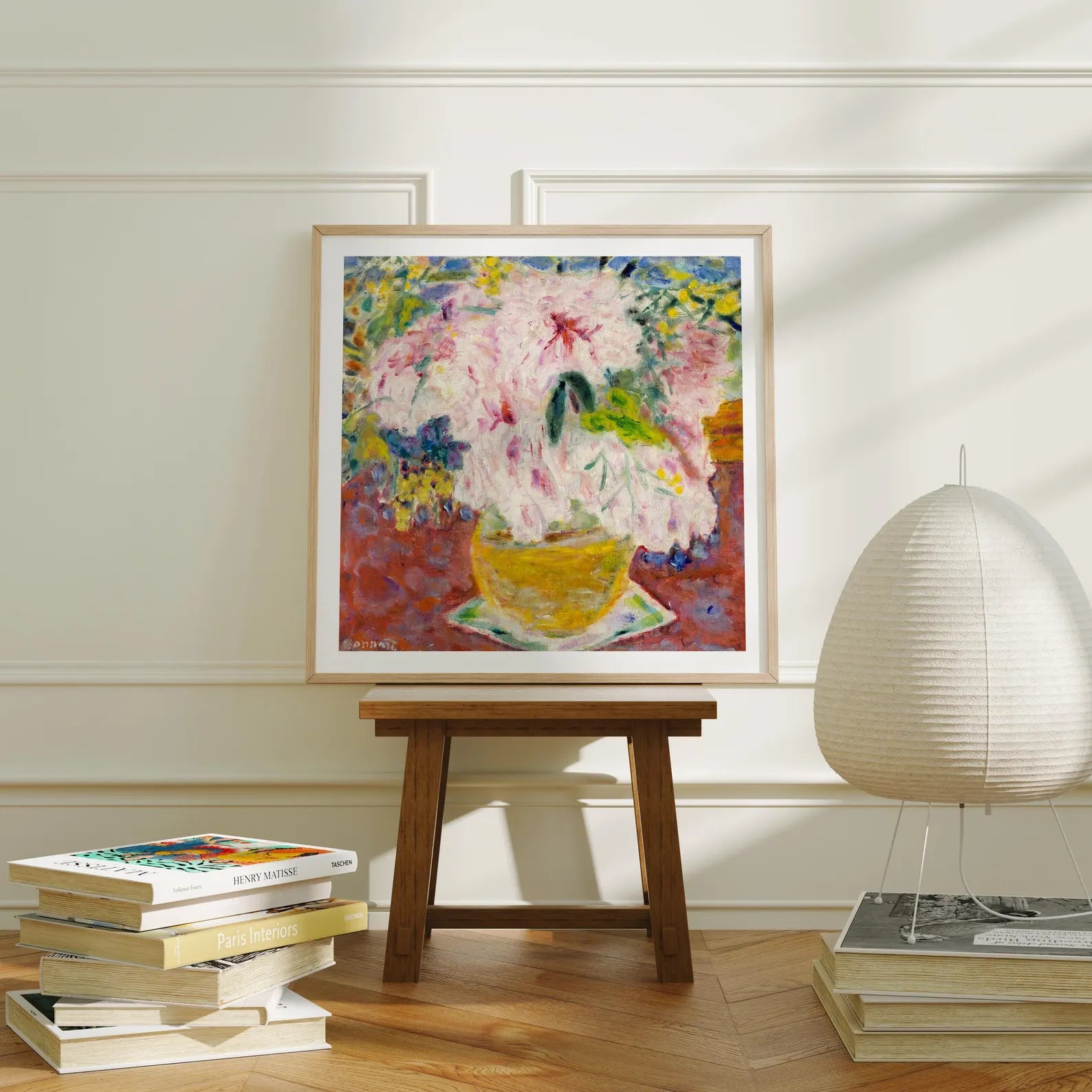 Square Frame Mockup With Sunlight