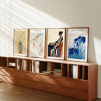 4 Vertical 3x4 Frames Mockup With Sunlight