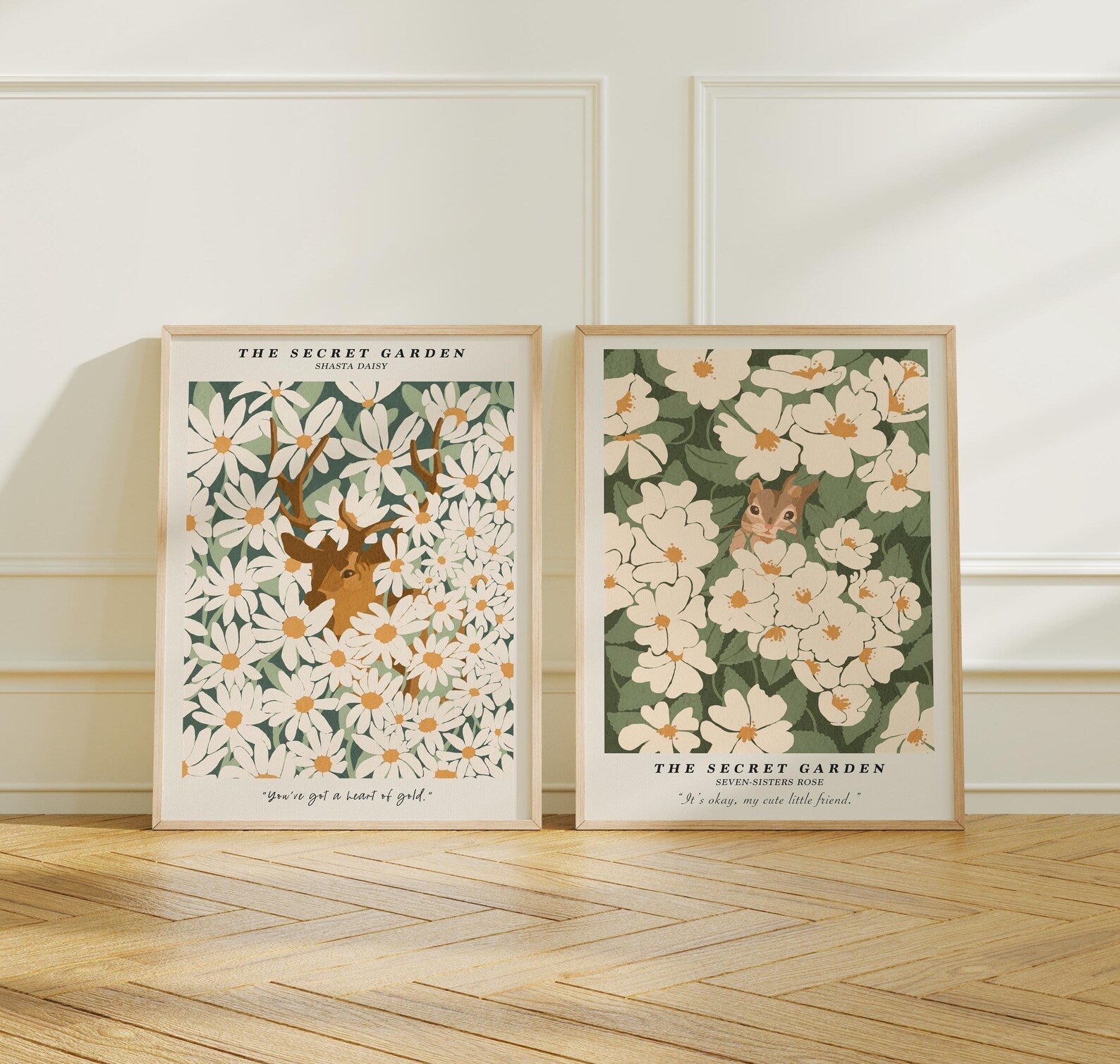 2 Vertical 3x4 Frames Mockup With Sunlight