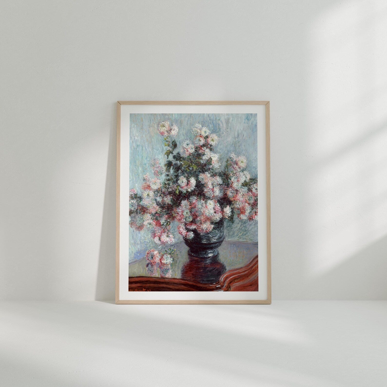 Vertical 3x4 Frame Mockup With Sunlight